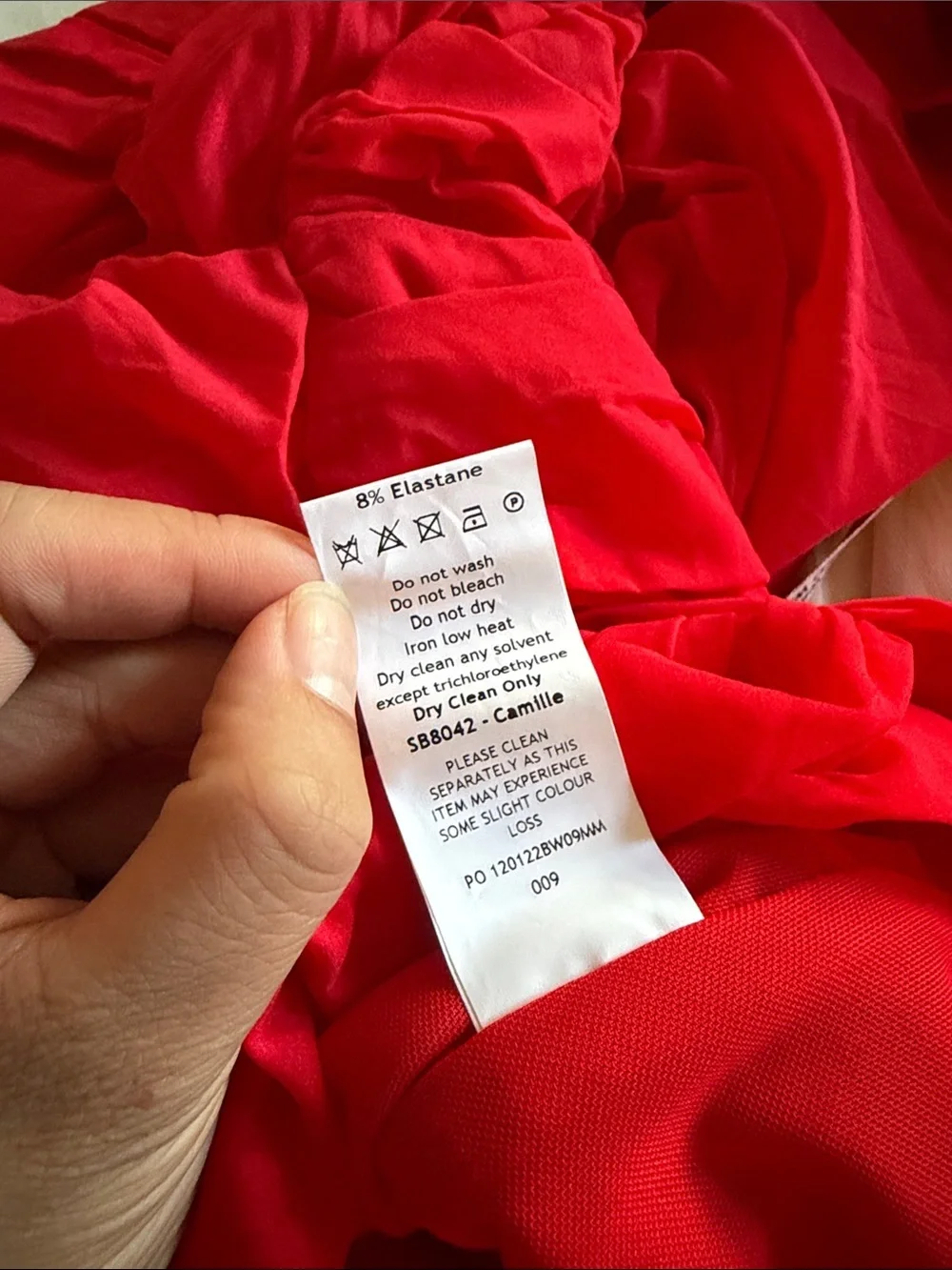 NEW! House of CB- CAMILLE Scarlet Real Silk Cutout Mini Dress Red Size Small